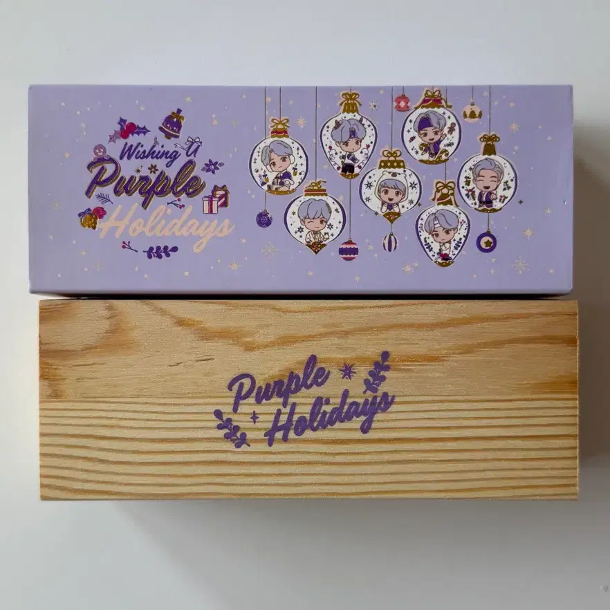 BTS 타이니탄 Purple Holiday 스탬프 세트 풀구성 공식굿즈