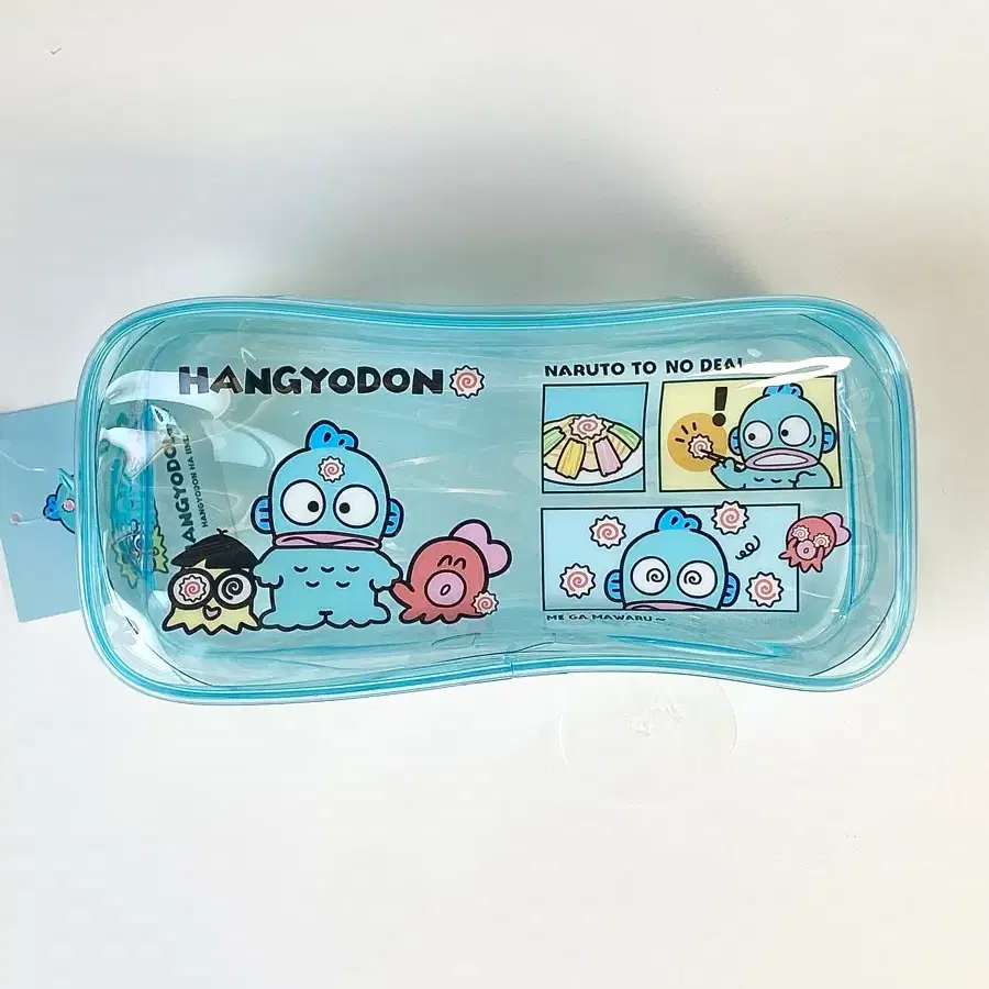 산리오 한교동 클리어 투명 파우치 필통 케이스 PVC
