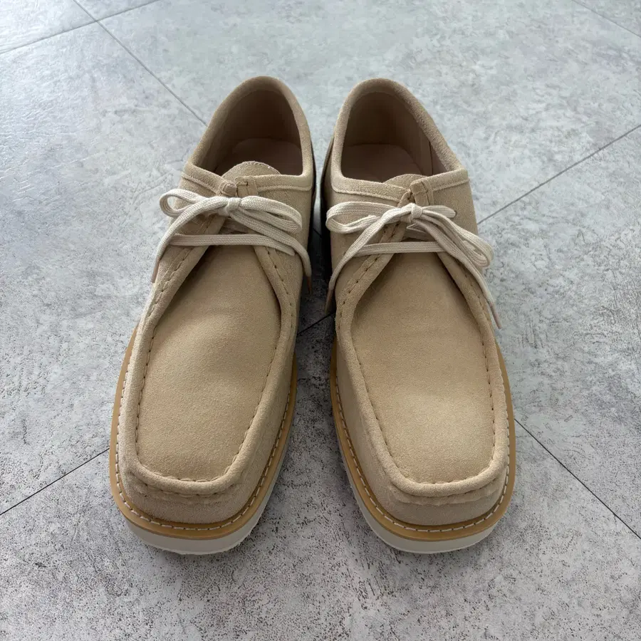 [280] 세컨드아뜨리에 4600BS [BEIGE] 스웨이드 모크슈즈