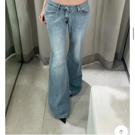 부츠컷 청바지 연청 새것
