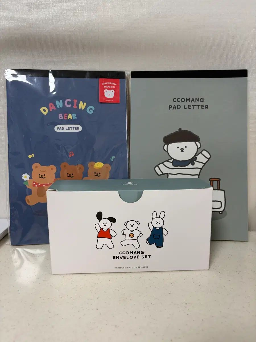 편지지세트 곰신편지지
