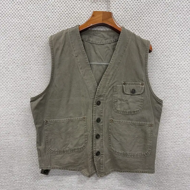 빈티지 유틸리티 조끼 베스트 95 D08802