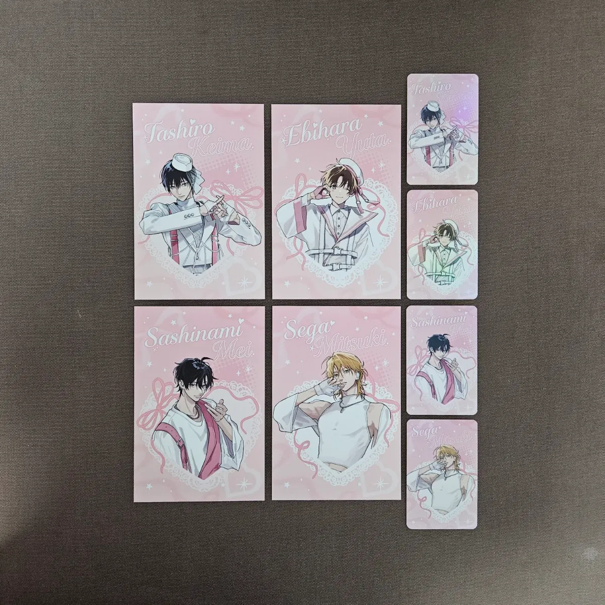 타시로, 너란 녀석은 투니크 콜라보 카페 5만원 특전 홀로그램 엽서 포토카드 포카 비엘 BL