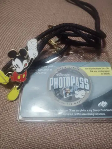 Disney PhotoPass 미키 스트랩부착 카드홀더