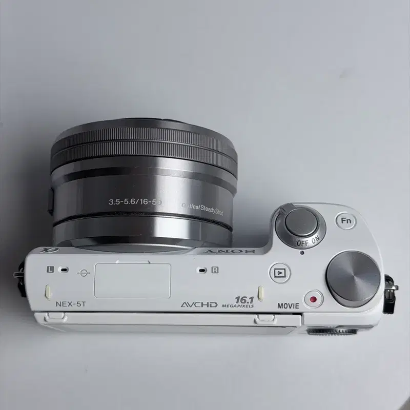 소니 NEX-5T 화이트 카메라