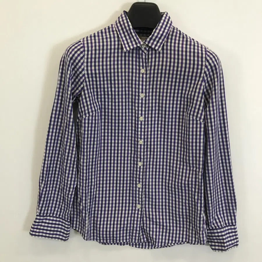 J.CREW 토마스메이슨 퍼플 체크셔츠 [여성55]
