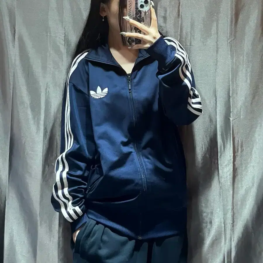 M 아디다스 OG 파이어버드 네이비 트랙탑