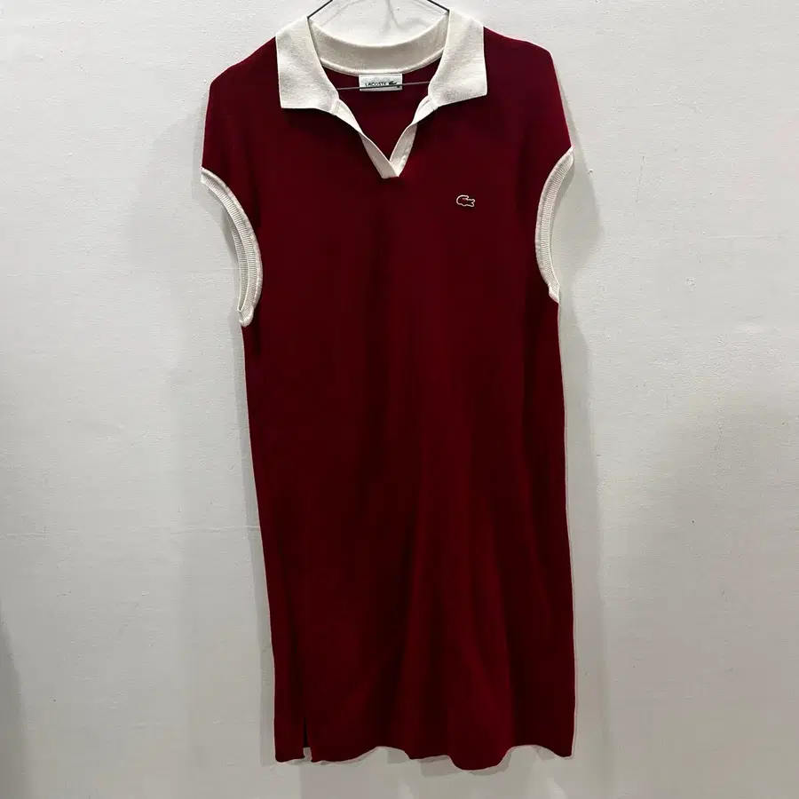 라코스테 카라넥 민소매 원피스