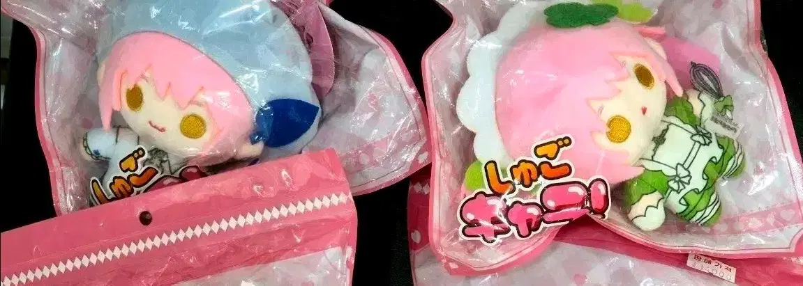 (미개봉 새상품) 캐릭캐릭체인지 캐캐체 아무 캐릭터 변신 중국 한정 봉제인형 2종
