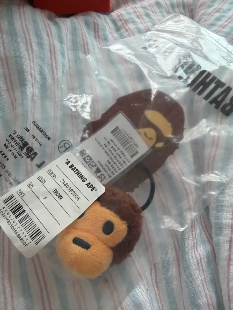 Bathing ape 정품 머리끈 풀구성