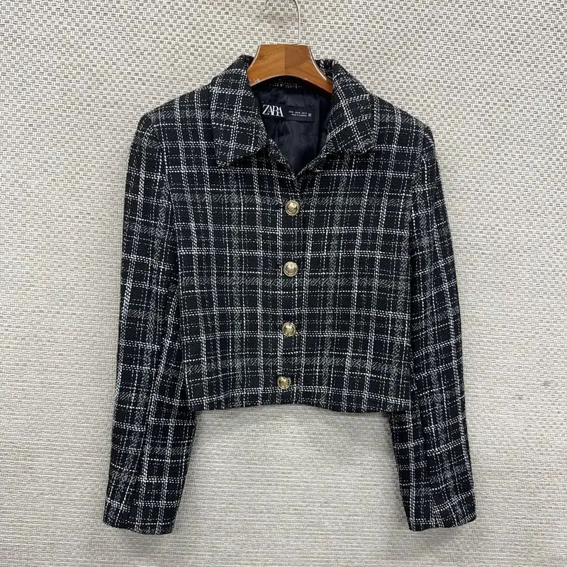 자라 ZARA 트위드 자켓 S D08777