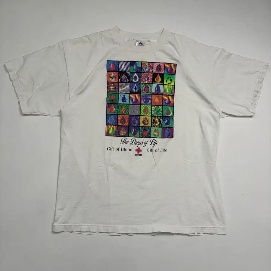 90s American Red Cross Tee (white)