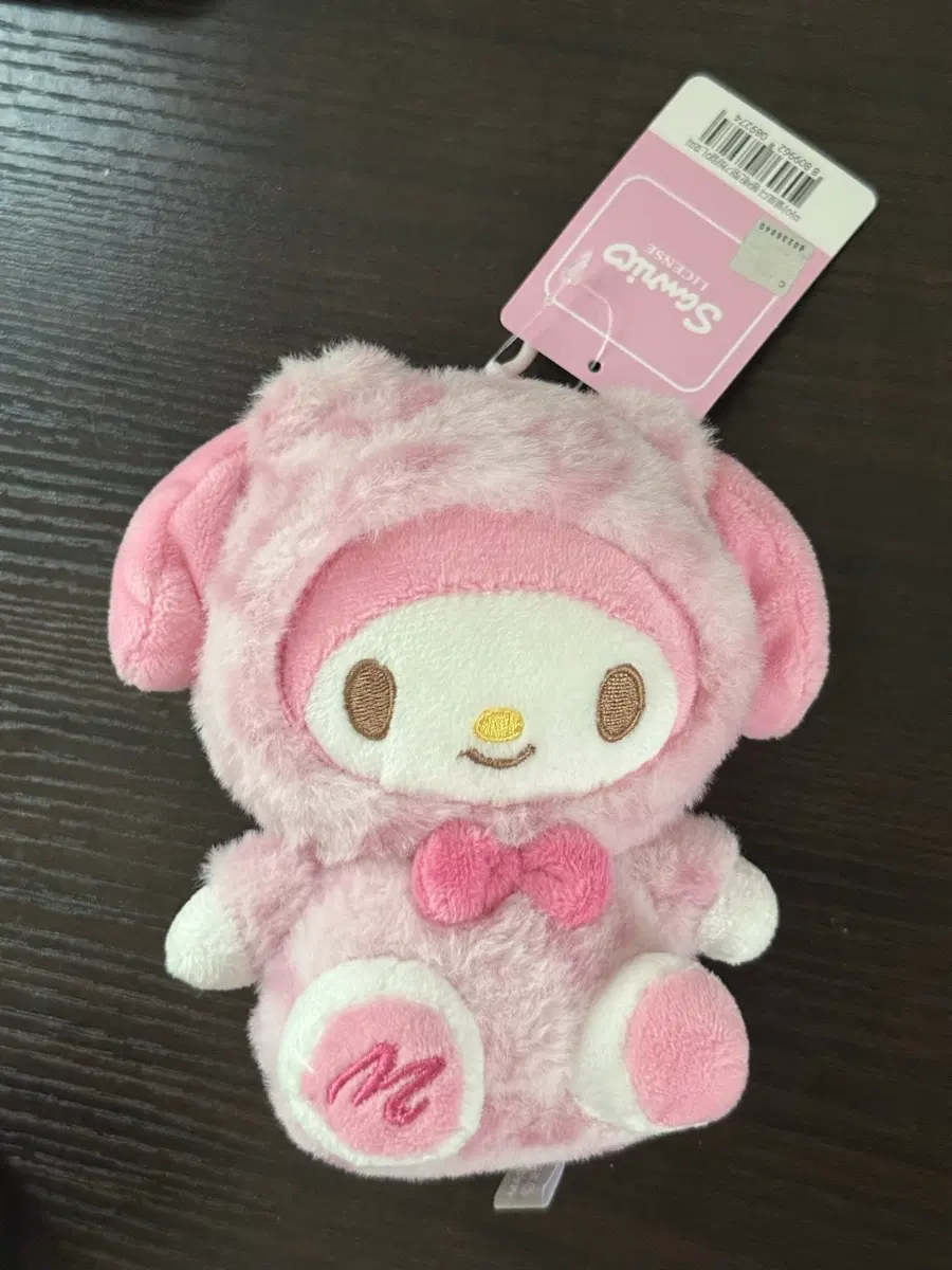 마이멜로디 레오파드 무늬 앉은 인형