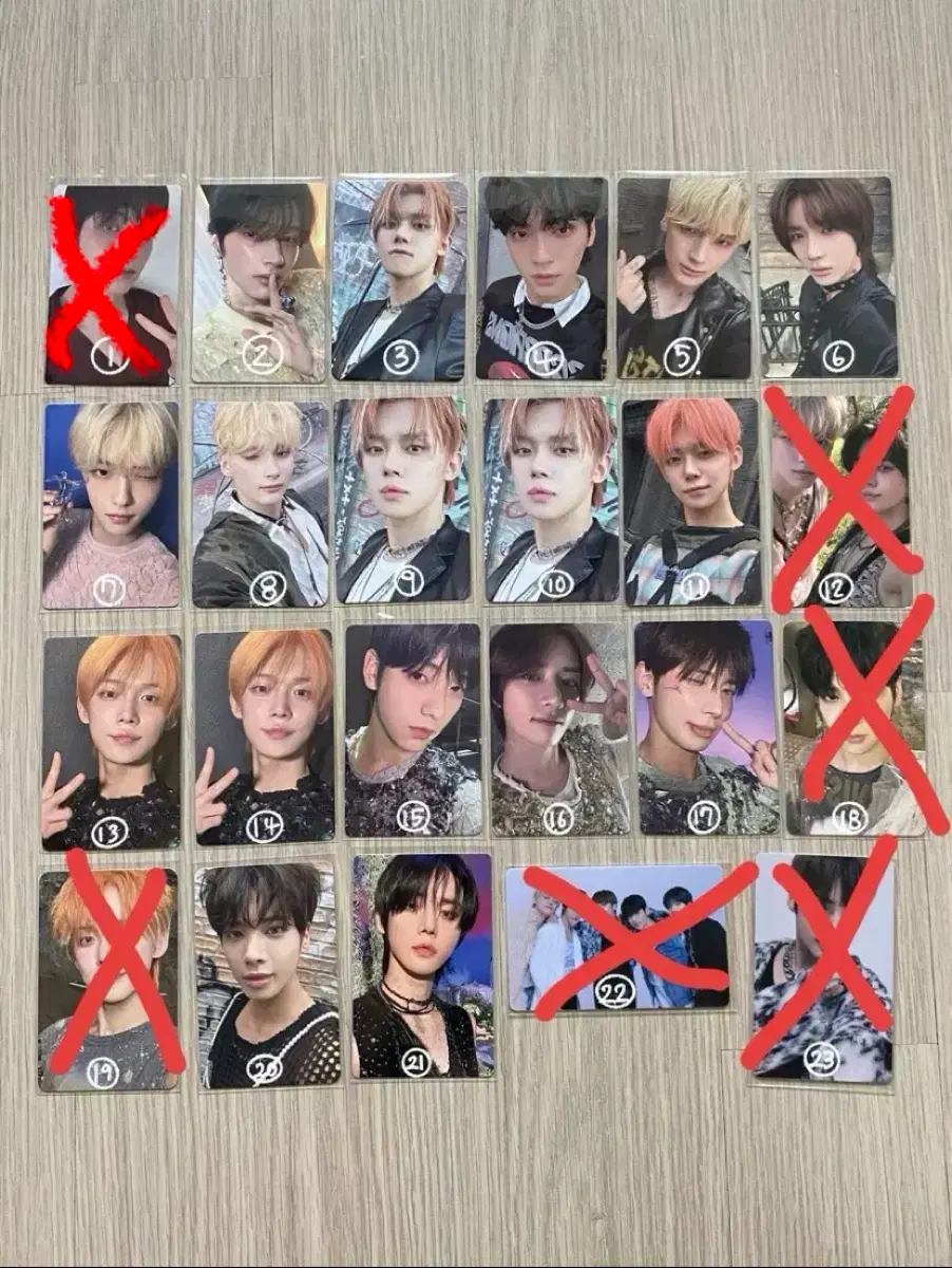 TXT 투바투 럭드 앨포 포토카드 양도 I 개별 2천원 I 일괄 덤 증정 I 최수빈 최연준 최범규 강태현 휴닝카이