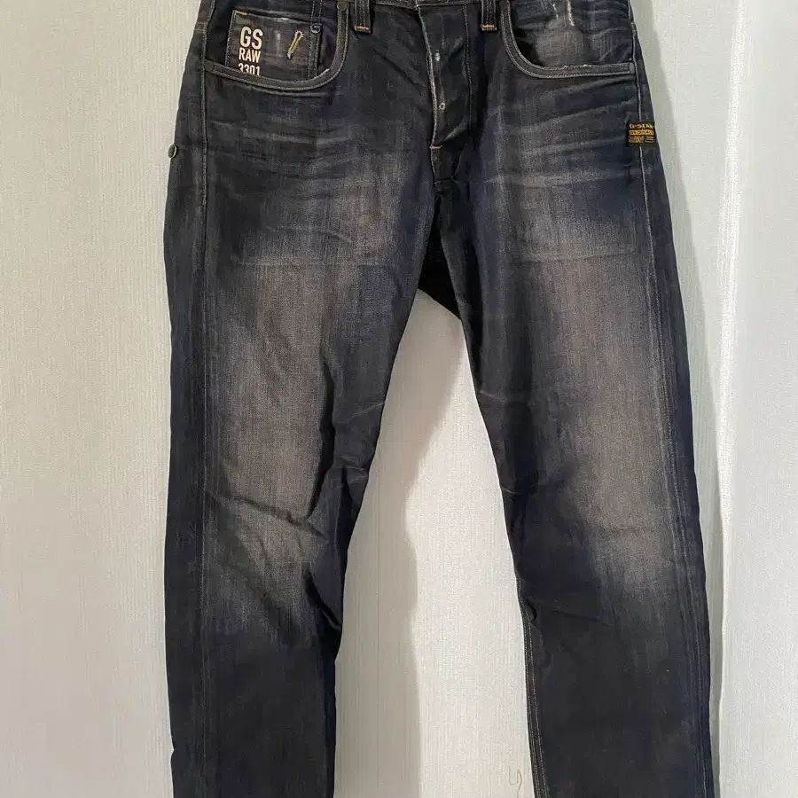 G-STAR RAW 청바지 3301 다크 워싱