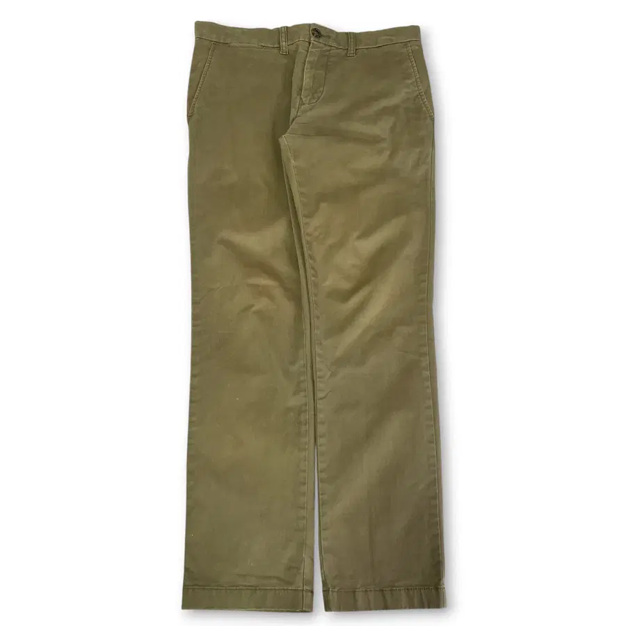 (30) 타미힐피거 슬림핏 카키 코튼 팬츠