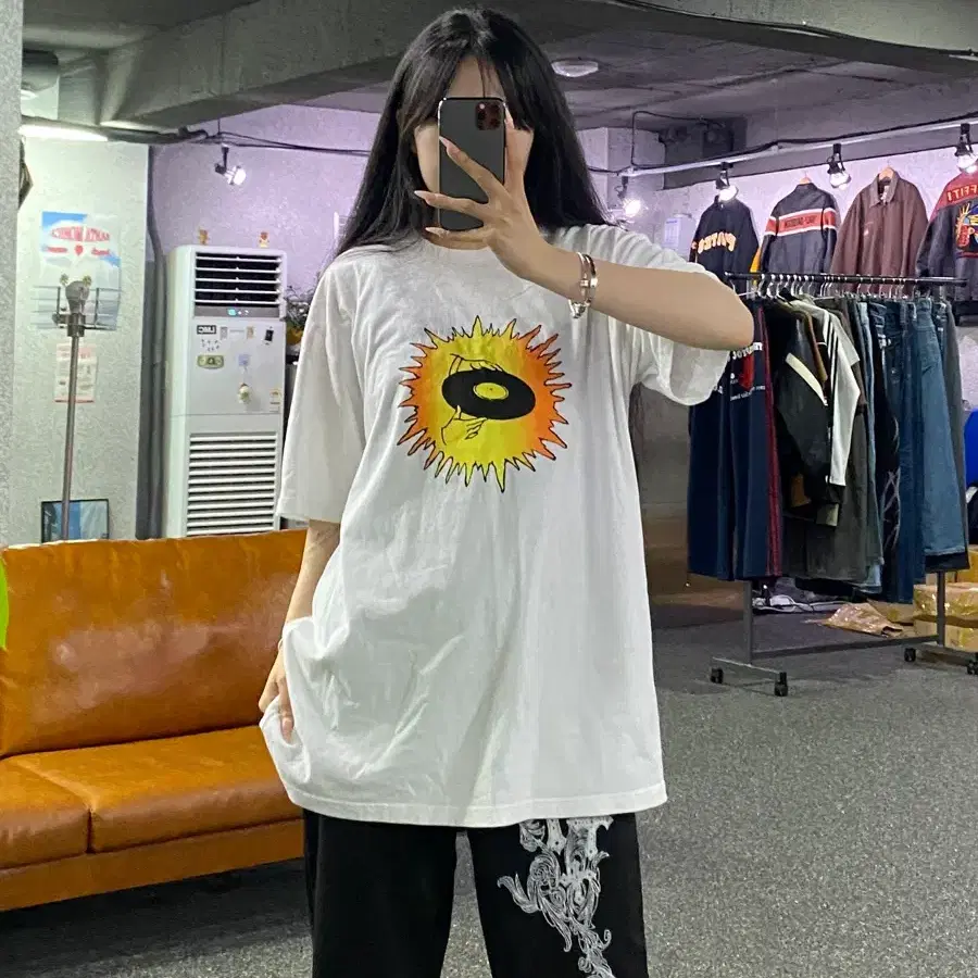 디스이즈네버댓 레코드 반팔 티셔츠 B5430