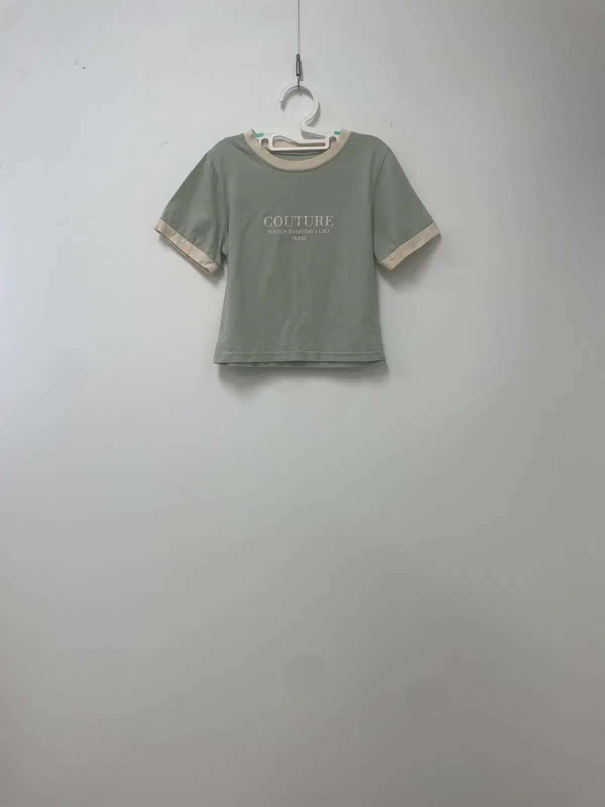 키즈 민트 빈티지 반팔티