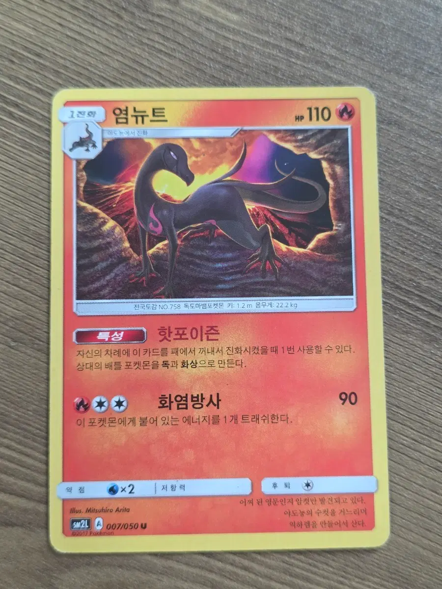포켓몬 카드 염뉴트