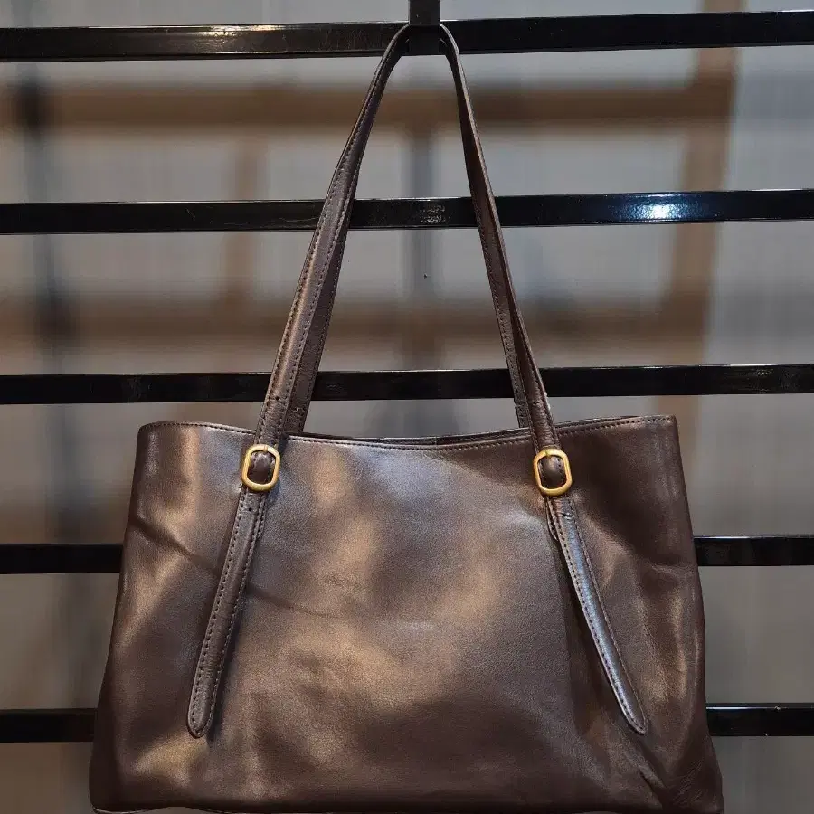 [35x21] AMESCOTES Atelier de LUMEN 가죽 토트백 7.5