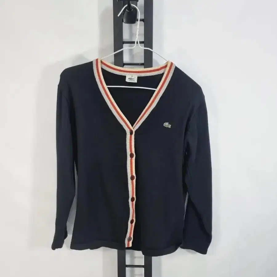 라코스테 가디건 울 블랙 여성 90