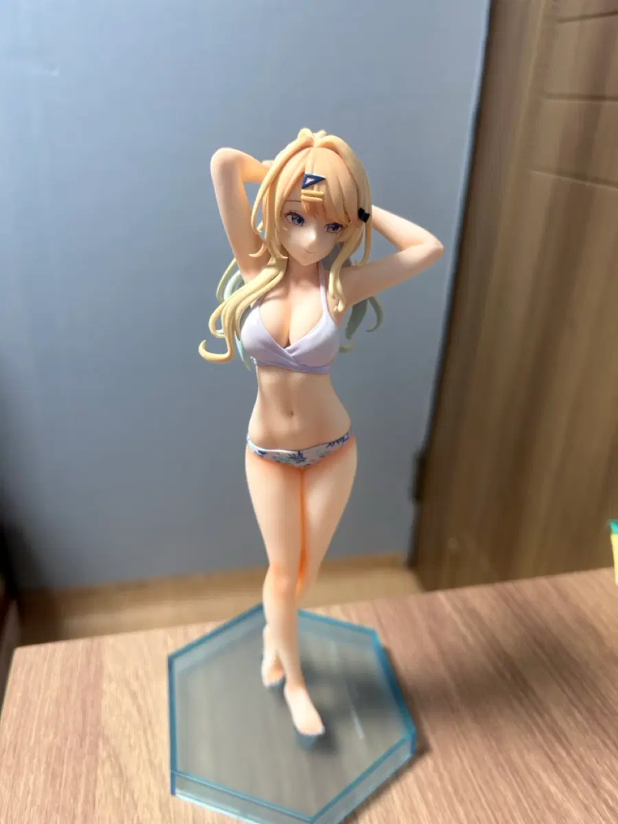 (무료 배송) 경험많은너와경험없는 시라카와 루나 미소녀 피규어 박스 O