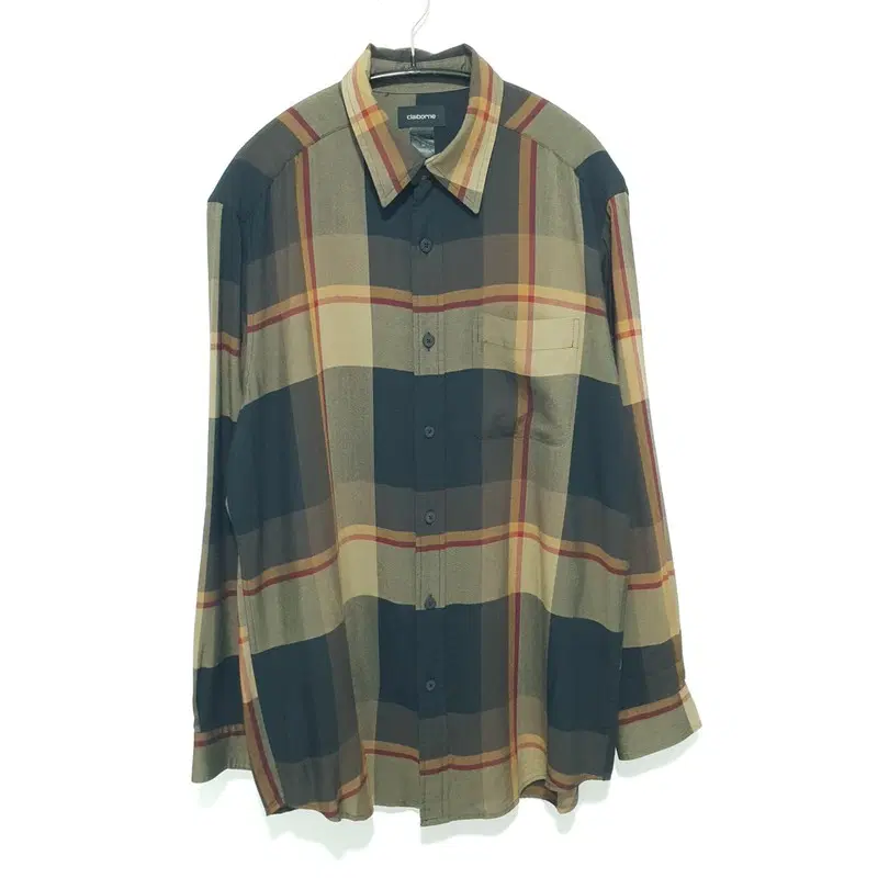 CLAIBORNE 체크 레이온 셔츠 M_M3229