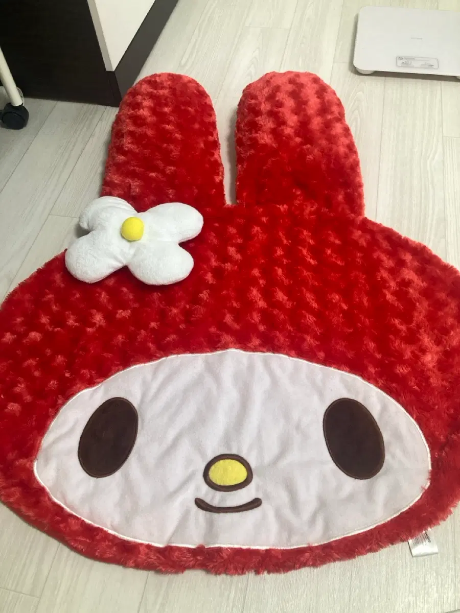 고전 빨간마멜 러그