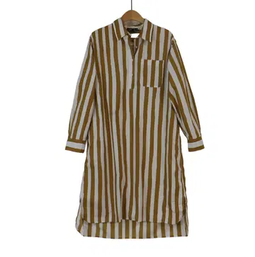 A.P.C 스트라이프 셔츠 원피스 36 코튼 롱셔츠원피스