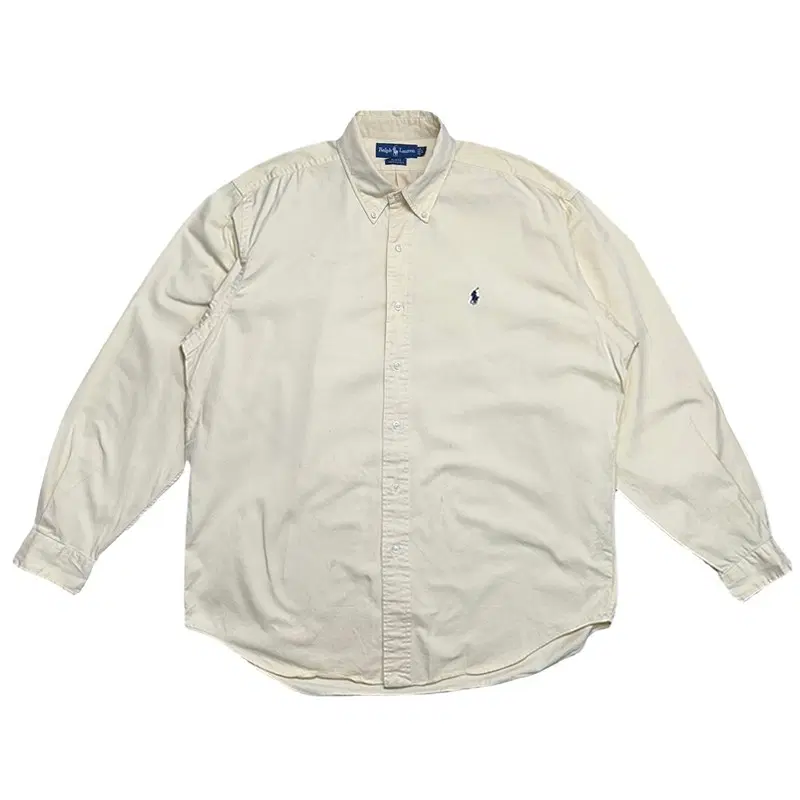 POLO RALPH LAUREN 옥스포드 블랭크 코튼 셔츠 옐로우 L