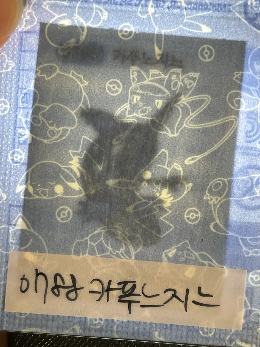 포켓몬 미개봉 띠부씰 카푸느지느