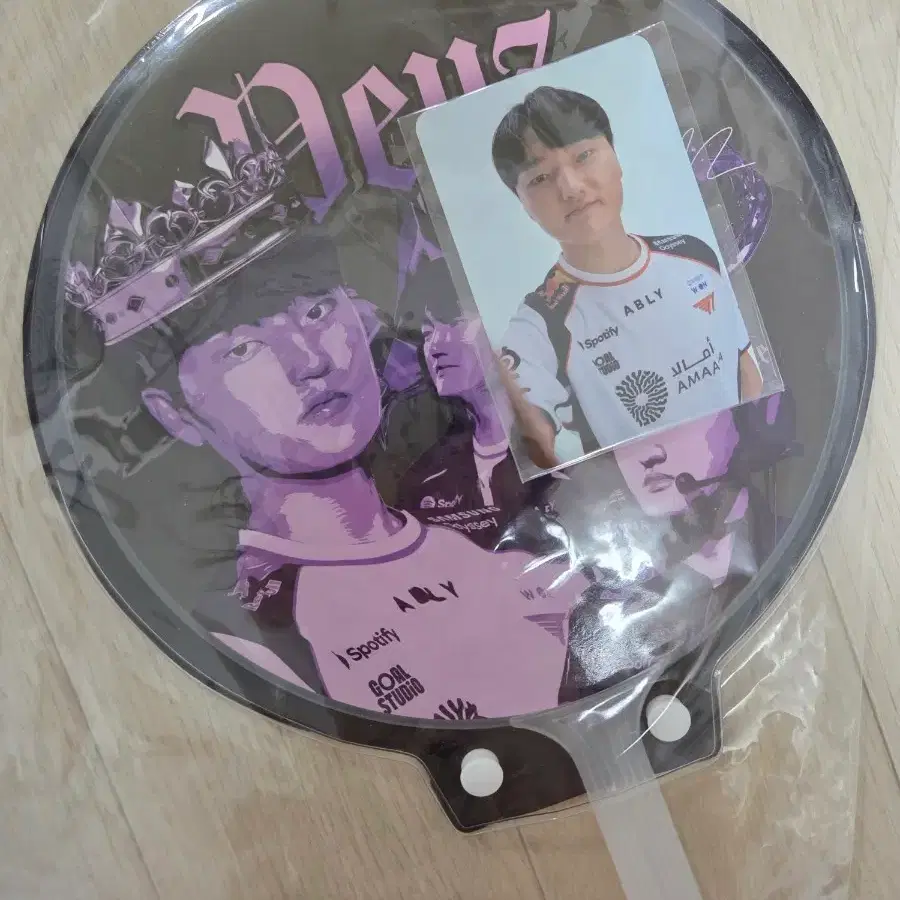 T1 페이즈 부채 + 포토카드