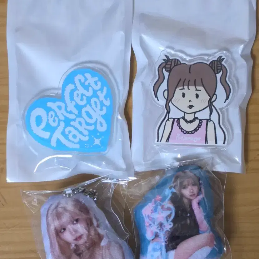 최유정 퍼펙트타겟 그립톡 말랑이 4종 일괄
