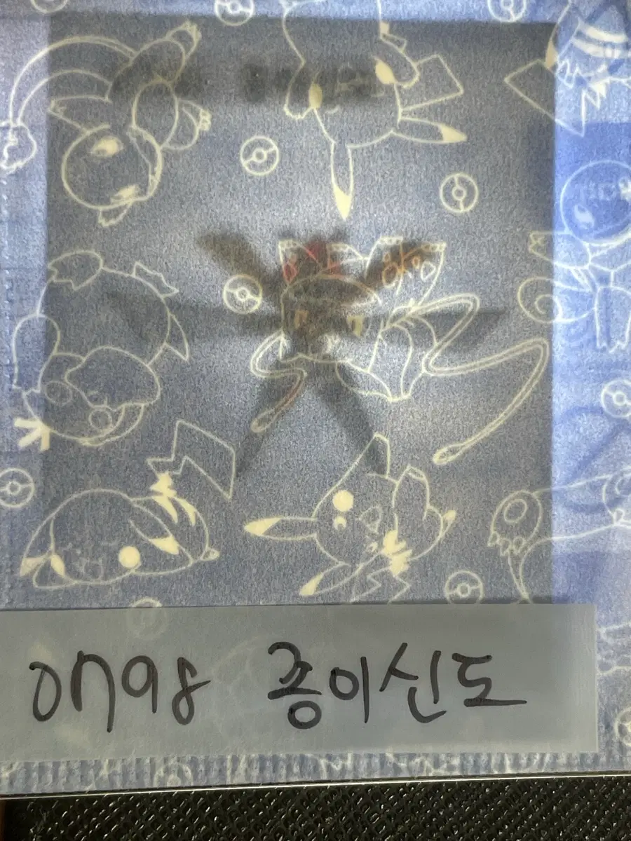 포켓몬 미개봉 띠부씰 종이신도