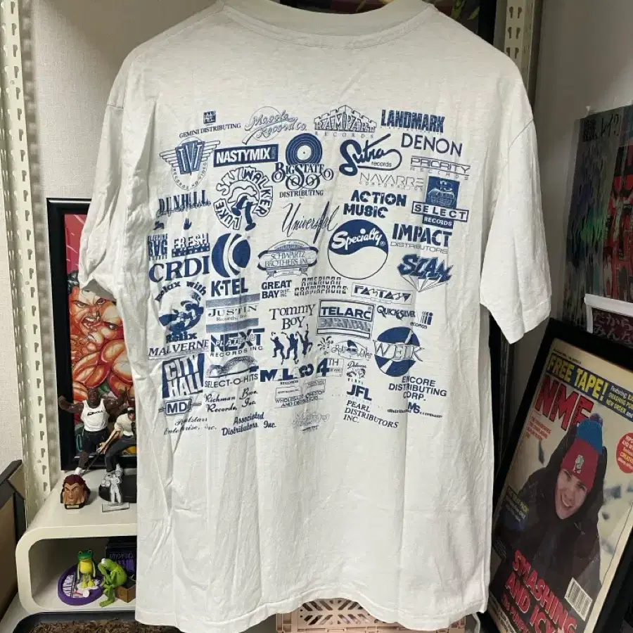80s 인디펜던트 레코드 프로모션 티셔츠