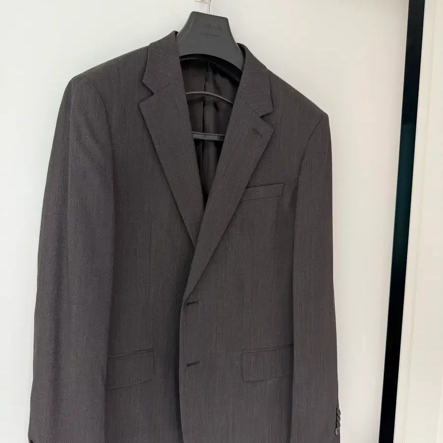 킨록 폴로 셋업 자켓 다크브라운 그레이