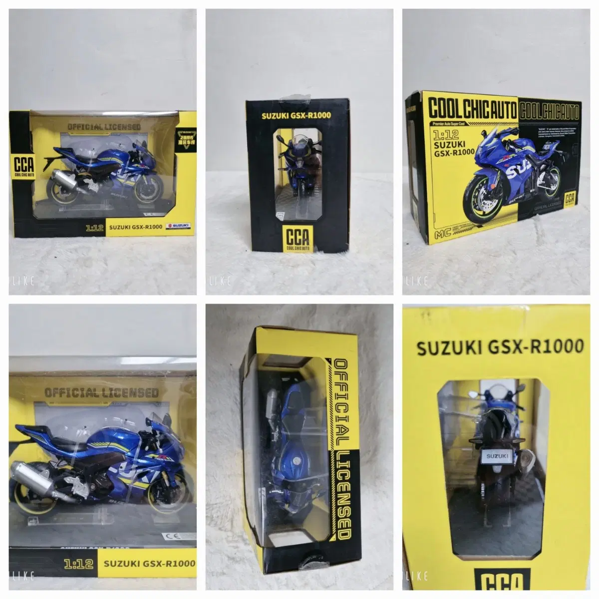 스즈키 GSX-R1000 1:12 다이캐스트 모형 (새상품)