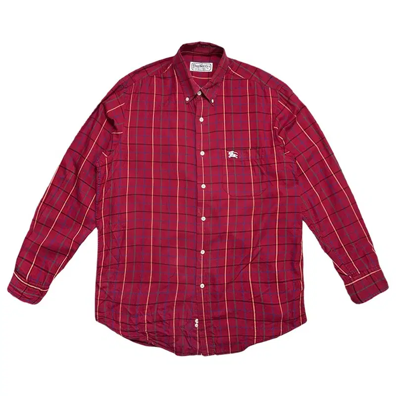 BURBERRYS 레드 체크 셔츠 41 (L)