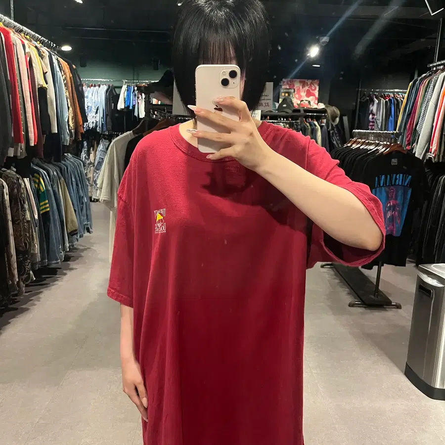 (846) VTG 빈티지 레터링 프린팅 반팔 티셔츠