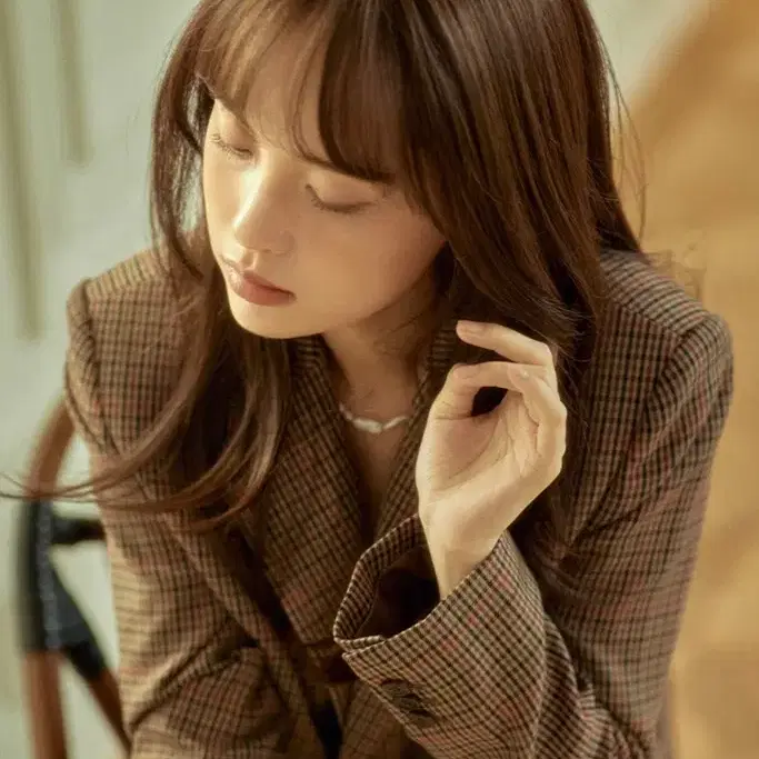 핑크에이지 완수제통가발 롱 미디움 허그펌 다크브라운