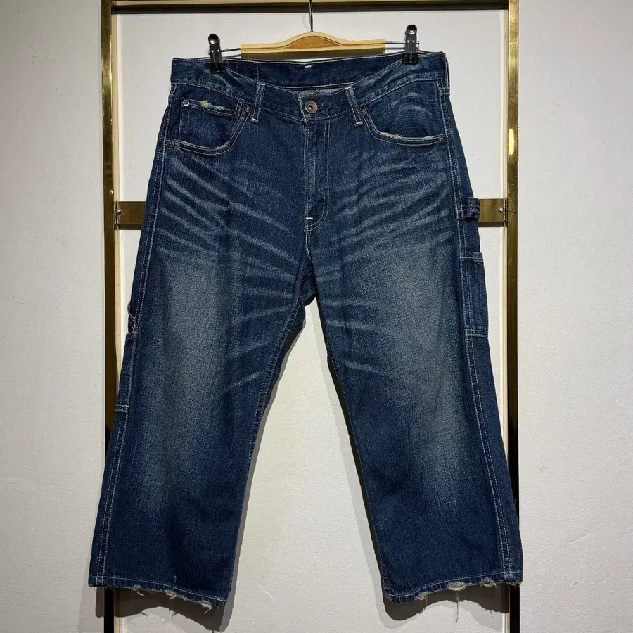 Levis 리바이스 Lot 503 페인터 크롭 데님 팬츠 30x20