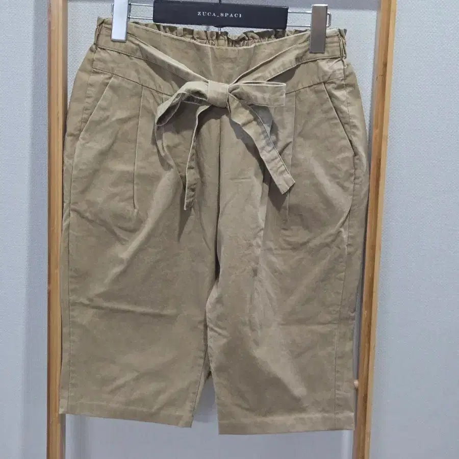 빈티 워싱 뒷밴딩 반바지