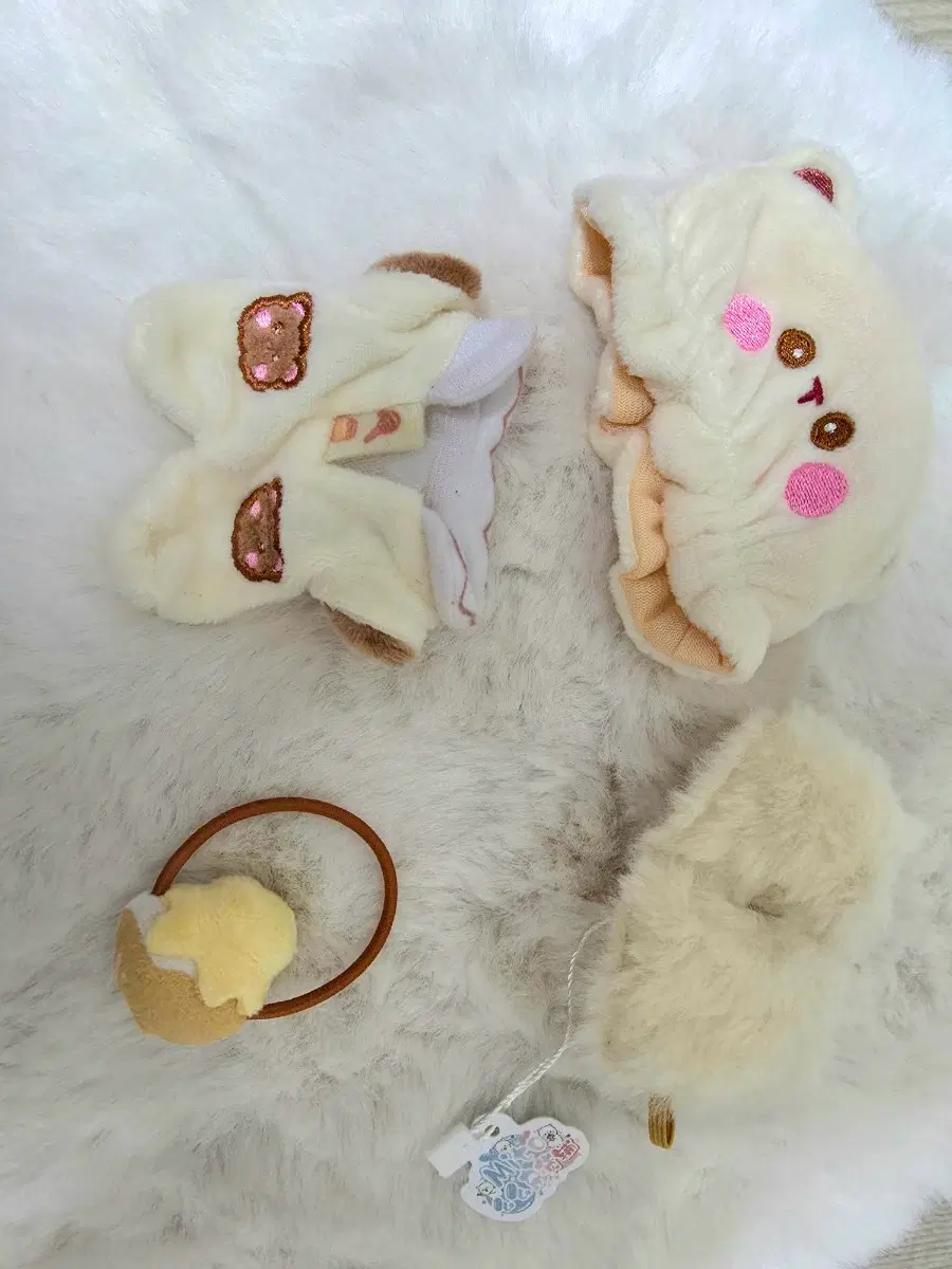 풀셋) 미토 10cm 인형옷 10깅 옷장 솜깅 옷 웜톤 크림색 가방 소품 오시카츠 우주복 분내룩 떨옷