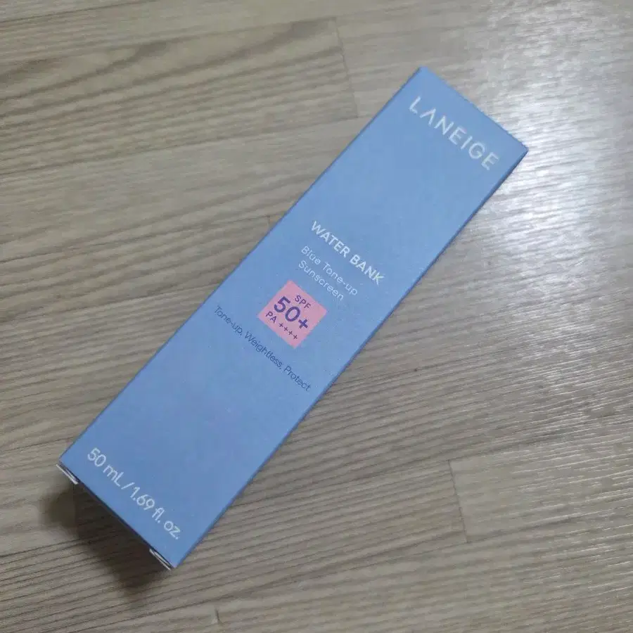새상품) 라네즈 워터뱅크 블루 톤업 선크림 50ml