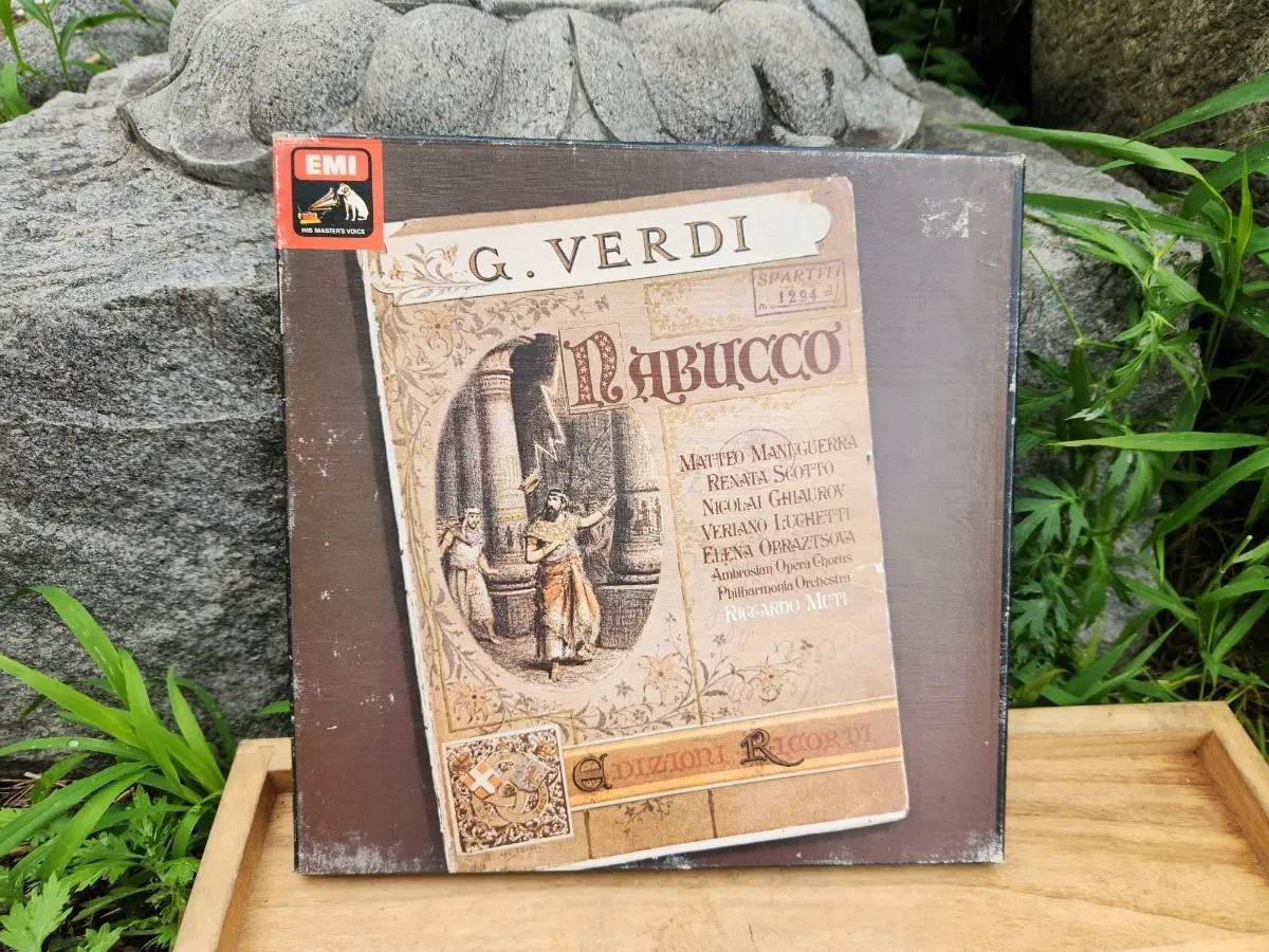 수입LP/주세페 베르디(G. Verdi)의 오페라 나부코Nabucco3 LP