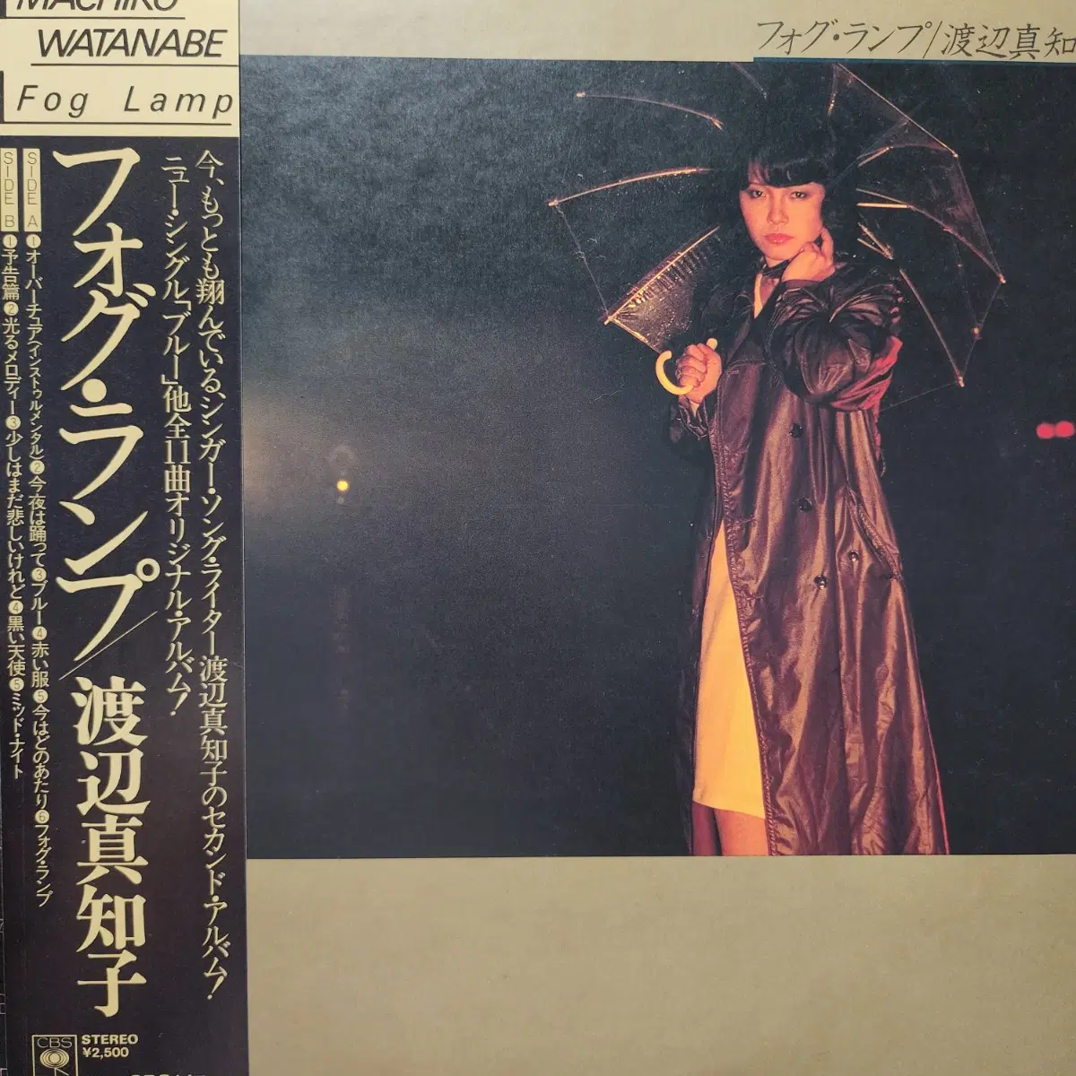 시티팝 마치코 와타나베 Machiko Watanabe Fog Lamp LP