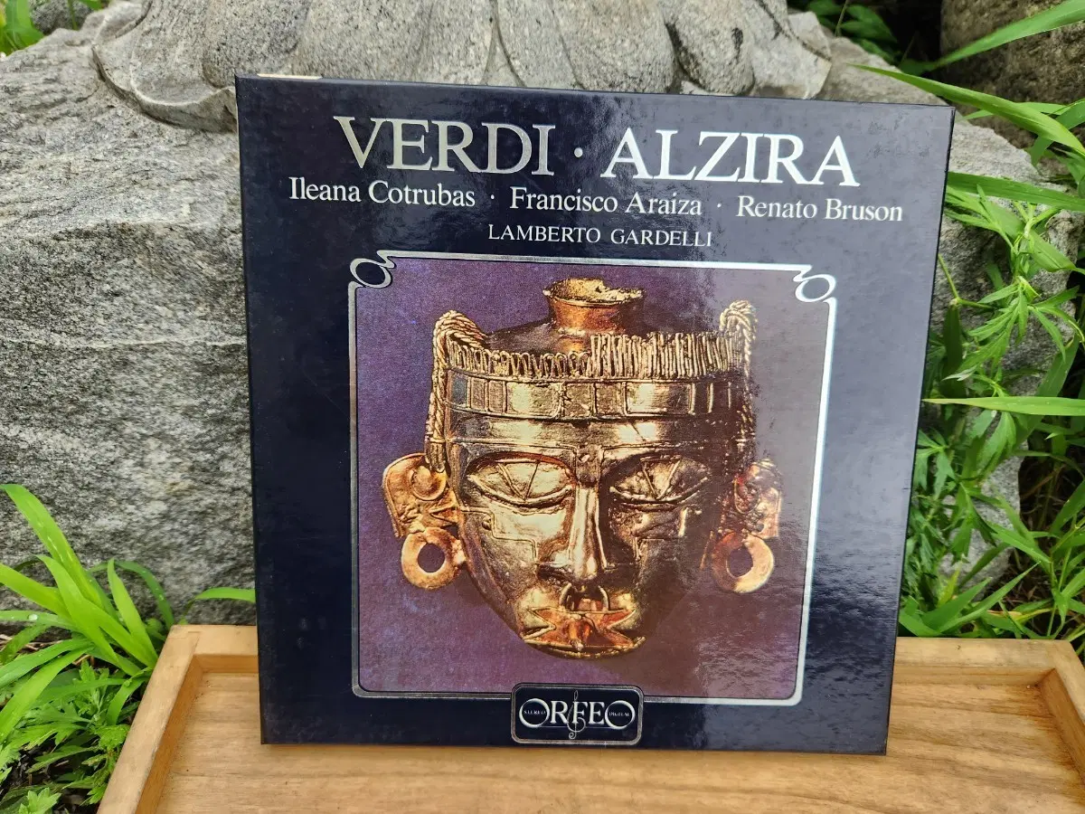 수입LP/주세페 베르디(Giuseppe Verdi)의 희귀 오페라 알치라 Alzira2LP