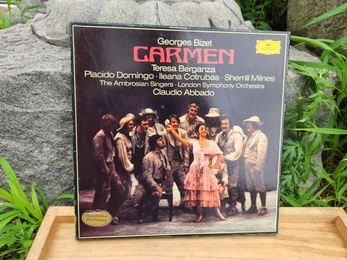 수입LP/클라우디오 아바도가 지휘. 조르주 비제의 오페라 카르멘(Carmen)3LP