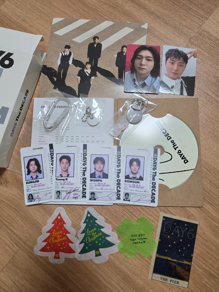데이식스 데케이드 앨범 아이디카드 버전