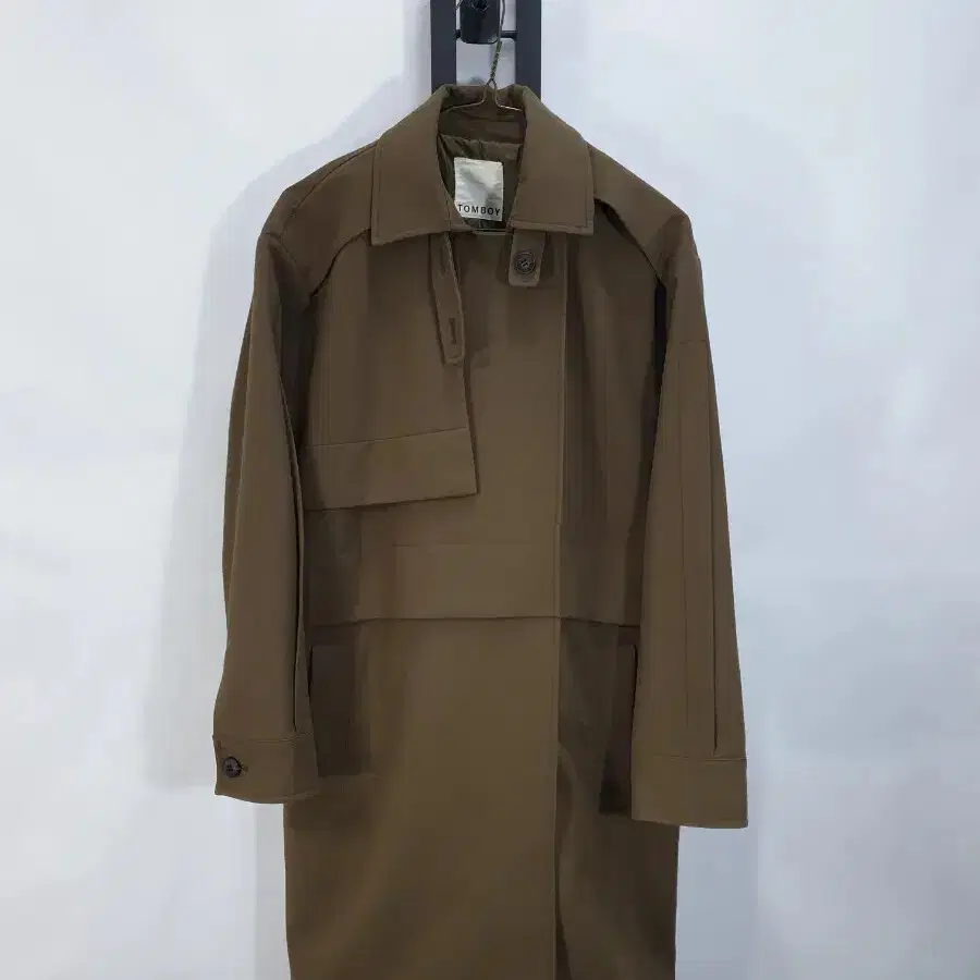 톰보이 트렌치 코트 카키 브라운